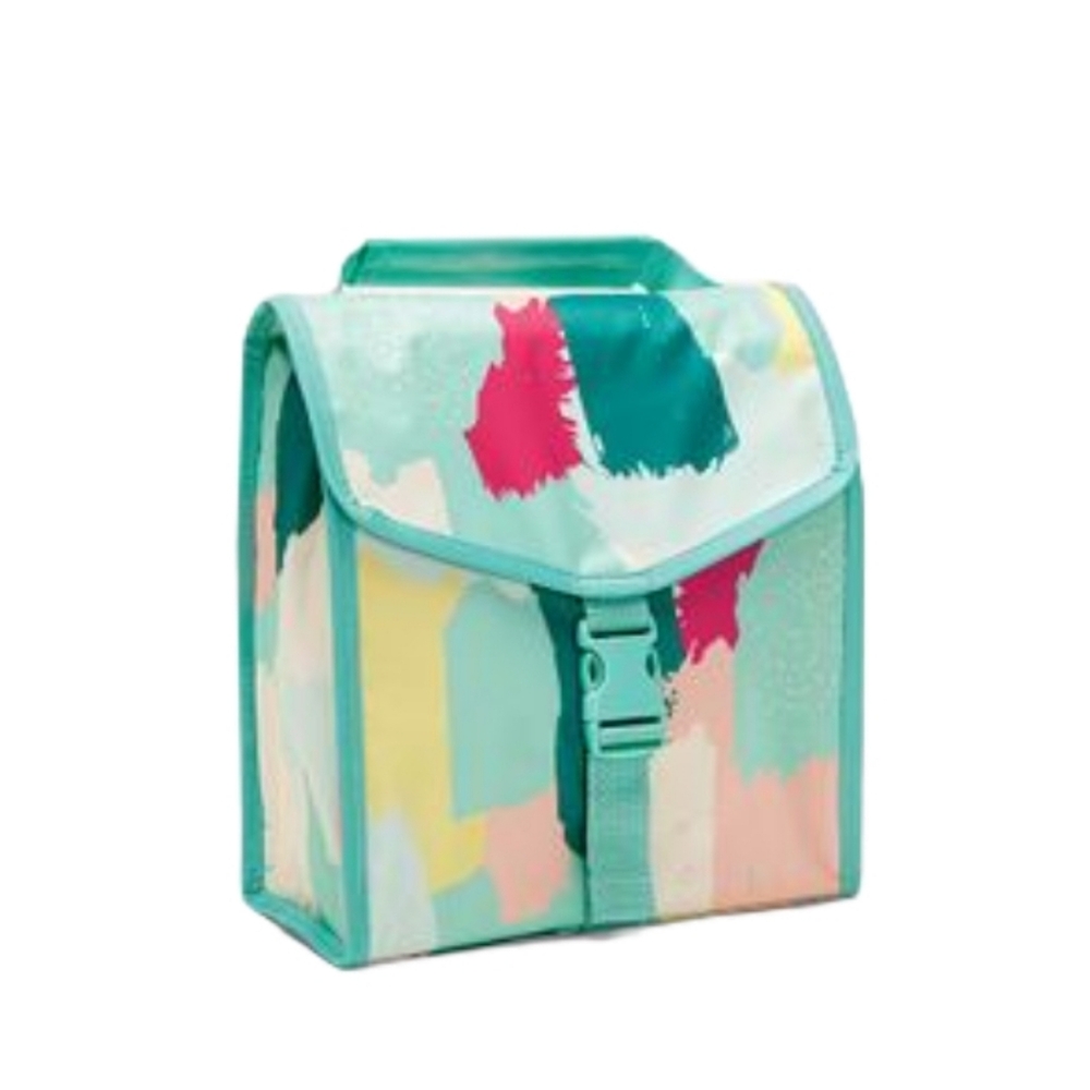 Fold-Over Lunch Bag (Painted Streaks)
